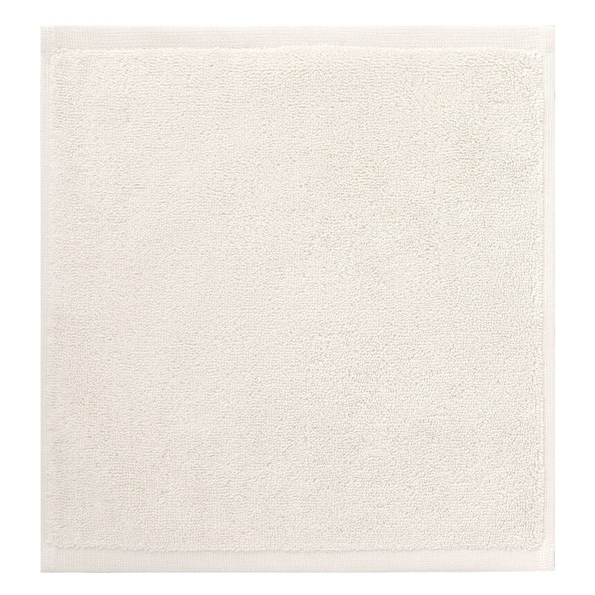 Carr&eacute; visage Argile Vanille 30x30 100% coton, , hi-res image number 0